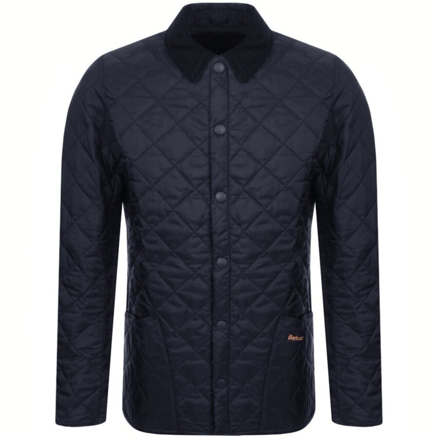 Barbour liddesdale heritage quilted jacket navy top